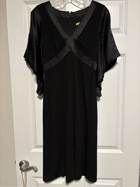 Classic Black Mini Dress with Flutter Sleeves